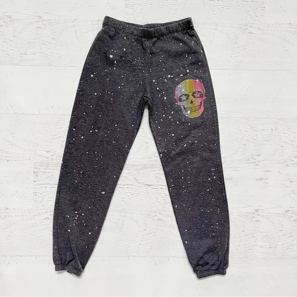 Girls Firehouse Gray Graphic Sweatpants Size Large